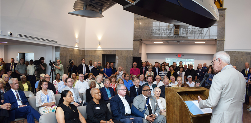 Smith Reynolds Airport Terminal Ribbon Cutting