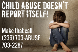 Child abuse doesn't report itself.